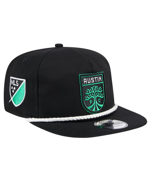 Men's Black Austin FC The Golfer Kickoff Collection Adjustable Hat