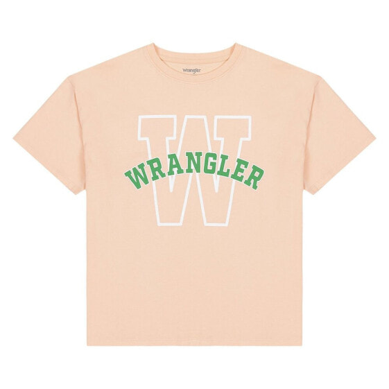 WRANGLER Girlfriend Tee Loose short sleeve T-shirt