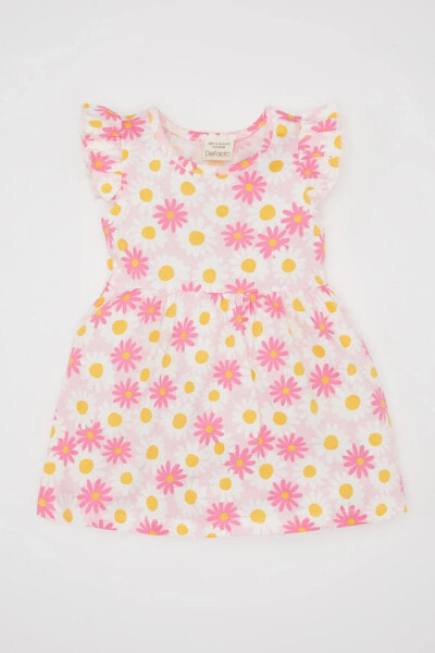Kız Bebek Desenli Kolsuz Elbise A0136a524sm