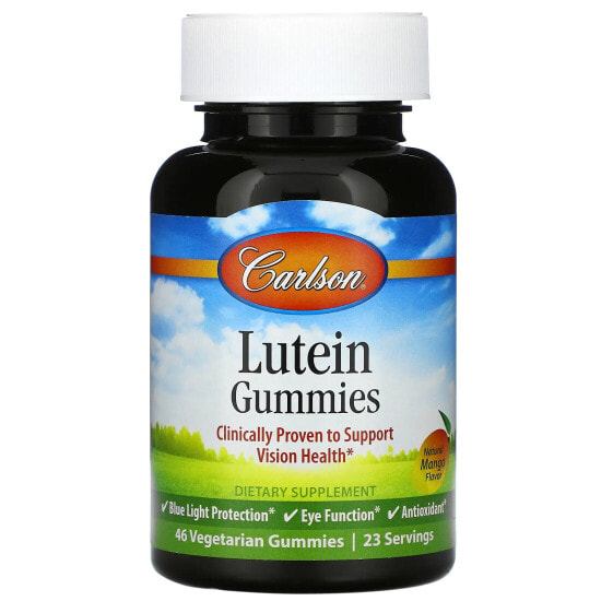 Lutein Gummies, Natural Mango, 46 Vegetarian Gummies