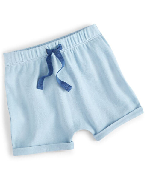 Baby Boys Solid Cotton Shorts, Created for Macy's