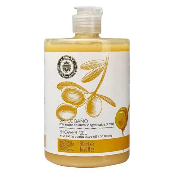 LA CHINATA Honey & Extra Virgin Olive Oil 500ml Shower Gel