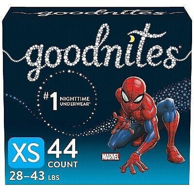 Goodnites Boys' Nighttime Bedwetting Underwear - XS - 44ct