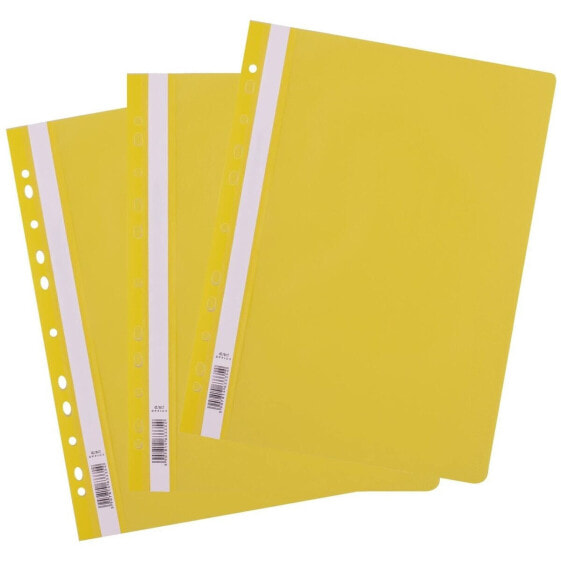 Папка-классификатор Жёлтая Organiser Folder 009015 A4 Прозрачная (Подвергнутый пересмотру D)