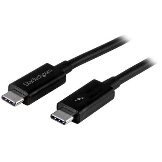 Кабель USB-C Thunderbolt 3 (20Gbps) 2м - Thunderbolt - USB - и DisplayPort совместимый - мужской - мужской - черный - никель - 20 Гбит/сек Startech.com