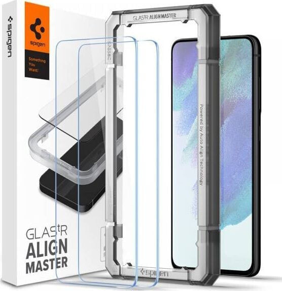 Защитное стекло Spigen AlignMaster Glas.tR для Samsung Galaxy S21 FE (2 шт.)