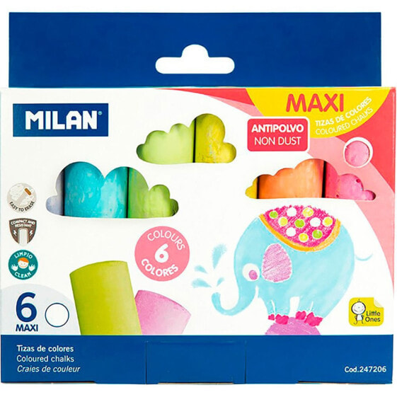 MILAN Maxi Chalks 2.5x 10 cm