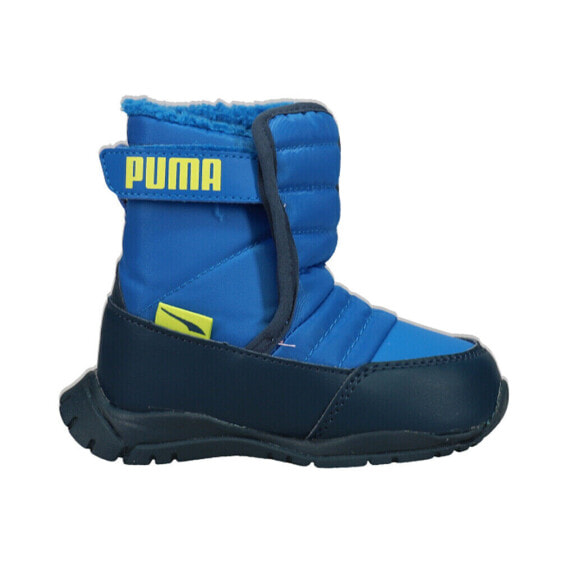 Puma Nieve Snow Infant Boys Blue Casual Boots 380746-01