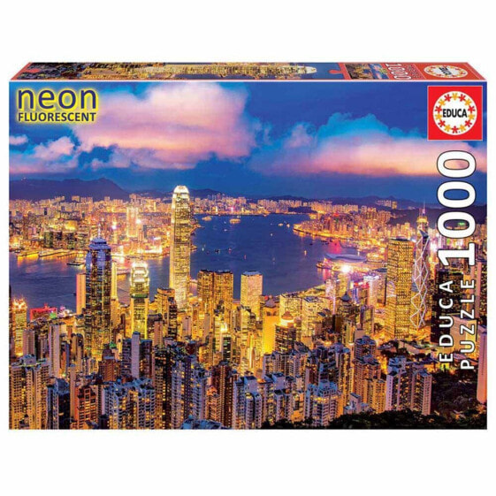 Пазл развивающий EDUCA BORRAS 1000 деталей Гонконг "Неон"