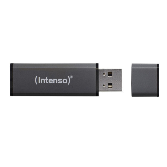 Intenso Alu Line - 64 GB - USB Type-A - 2.0 - 28 MB/s - Cap - Anthracite
