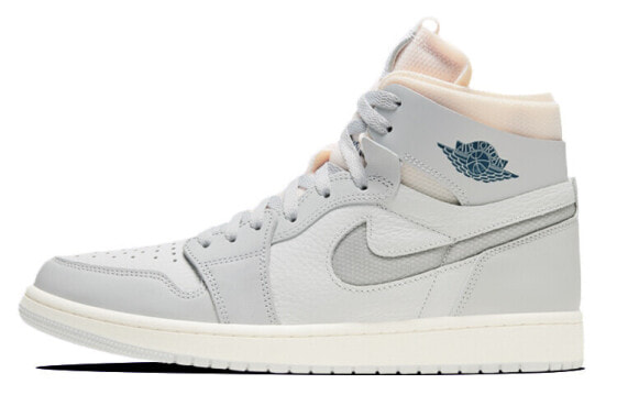 Кроссовки женские Nike Air Jordan 1 High Zoom Air CMFT London (Серый)