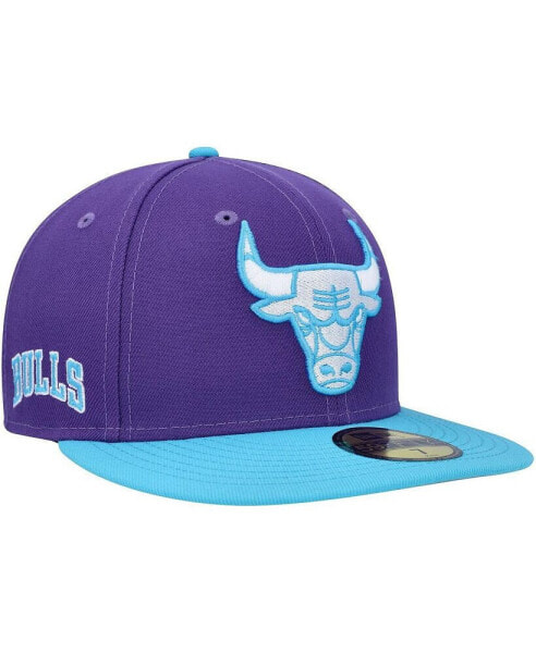 Men's Purple Chicago Bulls Vice 59FIFTY Fitted Hat