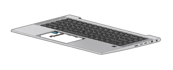 HP M07091-031 - Keyboard - 2.54 cm (1") - UK English - Keyboard backlit - HP - EliteBook 840 G7