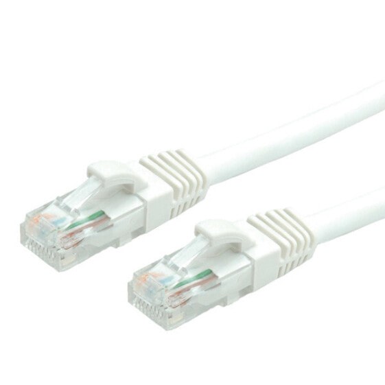 VALUE UTP Cable Cat.6 - halogen-free - white - 0.5 m - 0.5 m - Cat6 - U/UTP (UTP) - RJ-45 - RJ-45