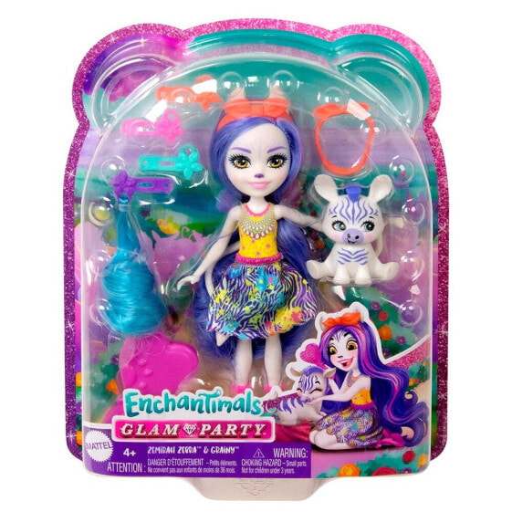 ENCHANTIMALS Glam Party Cebra Doll