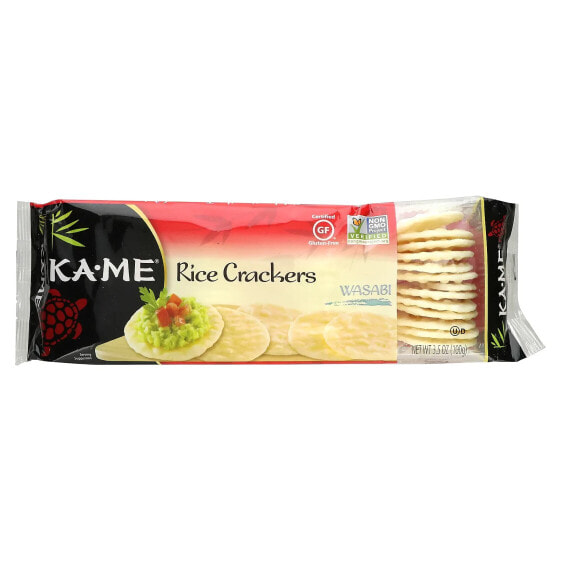 Rice Crackers, Wasabi, 3.5 oz (100 g)