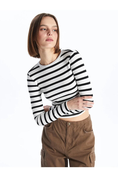 Crop  LC Waikiki Striped  SleeveGetYardım lütfen