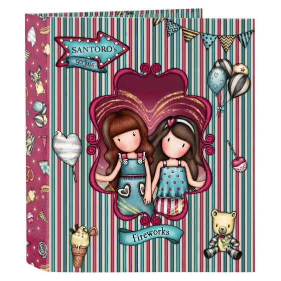 SANTORO LONDON Gorjuss™ Fairground Fireworks Folder