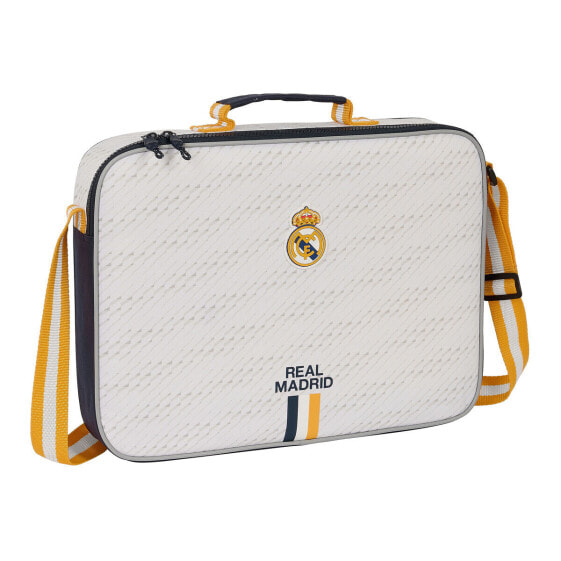 Школьный портфель Real Madrid C.F. Белый 38 x 28 x 6 cm