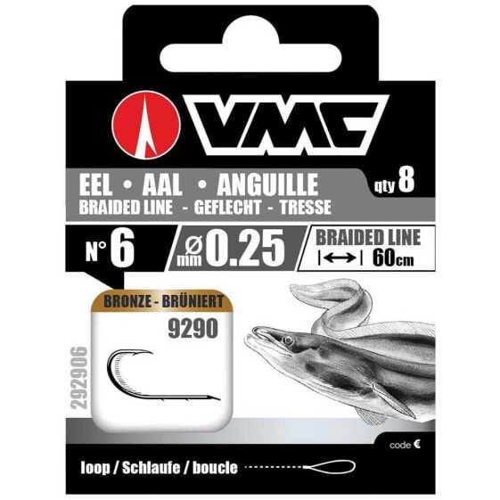 Рыболовный крючок VMC Eel Aramidic lining Tied Hook