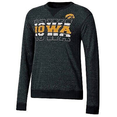 NCAA Iowa Hawkeyes Women's Crew Neck Fleece Sweatshirt - S