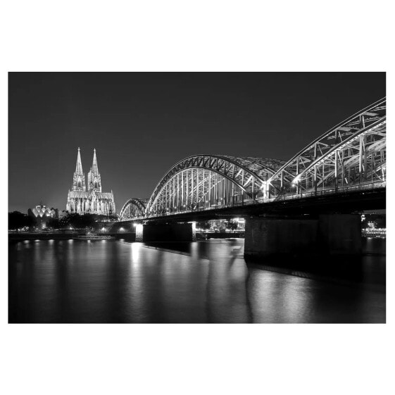 Vliestapete Köln bei Nacht