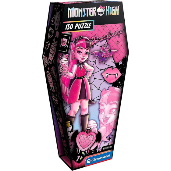 CLEMENTONI Monster High Draculaura Coffin 150 Pieces Puzzle