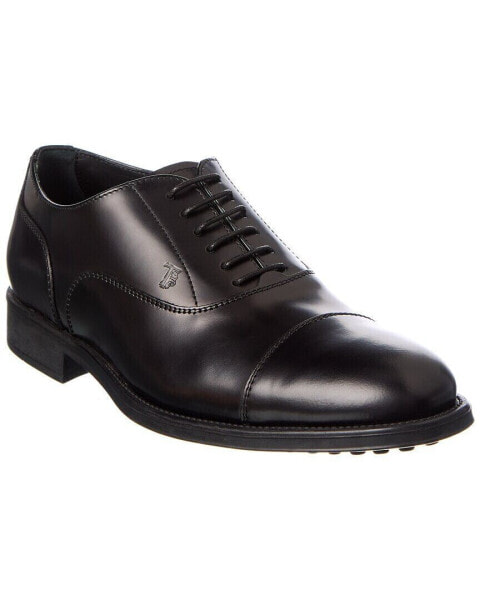 Tod’S Leather Oxford Men's Black 5