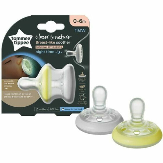 успокоитель Tommee Tippee Natural Night Shape 2 штук