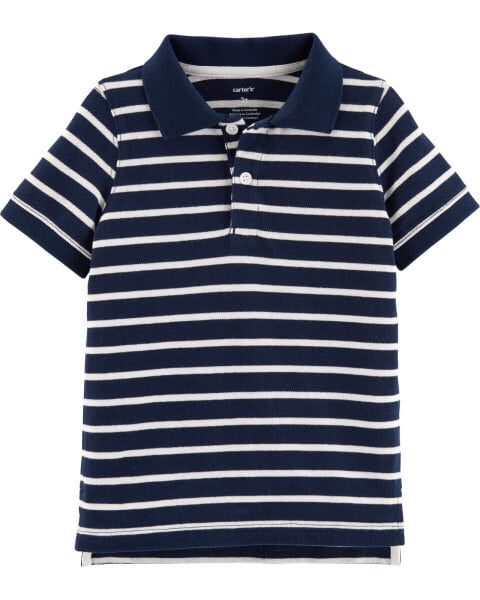 Футболка для малышей Carter's Toddler Striped Jersey Polo