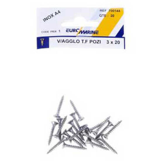 EUROMARINE 9050 A4 3x20 mm Z Chipboard Screw