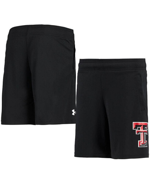 Шорты для малышей Under Armour Texas Tech Red Raiders черные