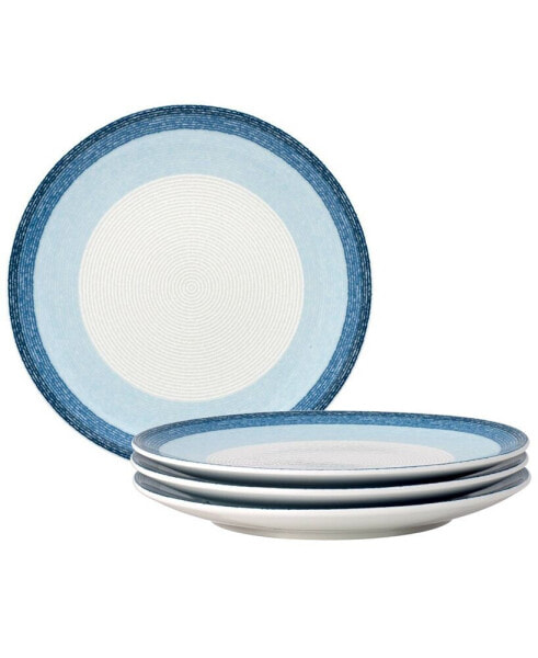 Colorscapes Layers Coupe Salad Plate Set of 4, 8.25"