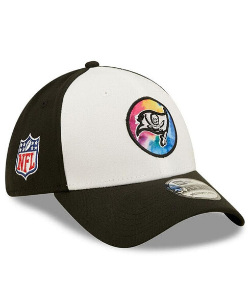 Головной убор New Era мужской белый, черный Tampa Bay Buccaneers 2022 NFL Crucial Catch 39THIRTY Coaches Flex Hat