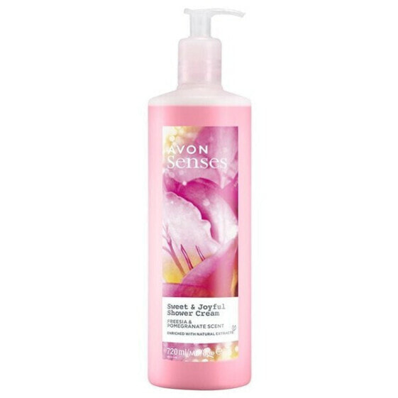 Cream shower gel with the scent of freesia and pomegranate (Shower Cream) 720 ml