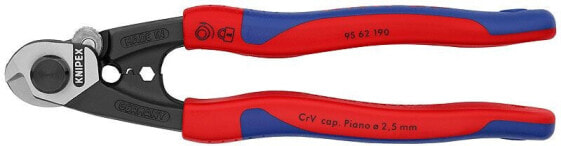 Knipex 9562190 Crimping tool Blue,Red cable crimper, Cutting pliers