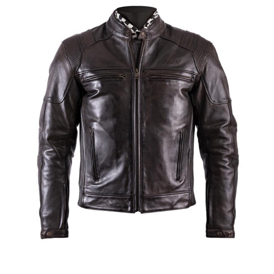 HELSTONS Trust Dirty leather jacket