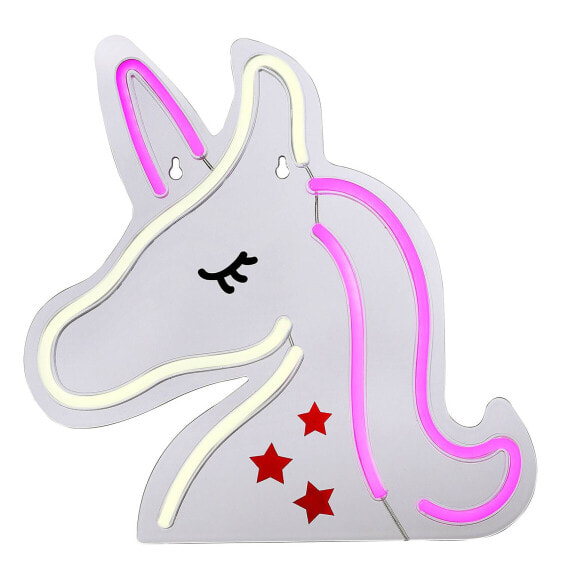 LED-Kinderzimmerleuchte Neon-Unicorn