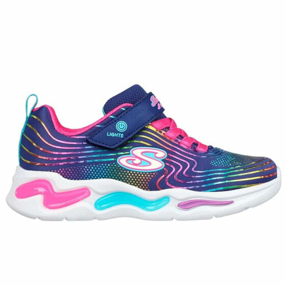 Детские кроссовки Skechers Wavy Beams Синие