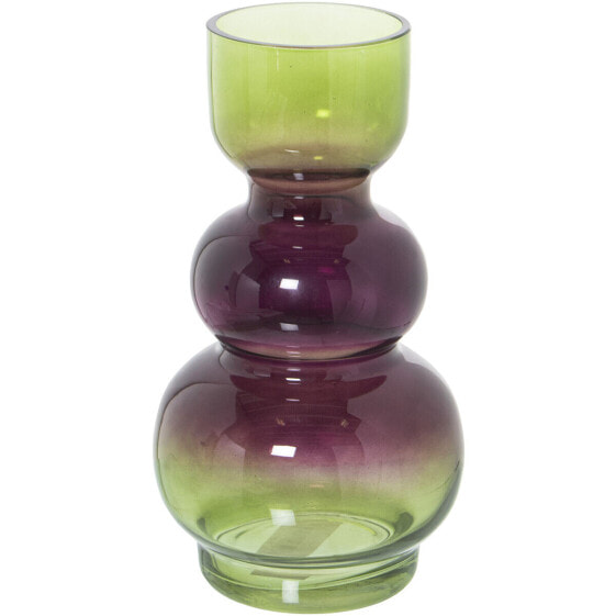 Vase Alexandra House Living Green Violet Crystal 9 x 25 cm