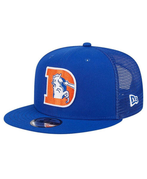 Men's Royal Denver Broncos Main Trucker 9FIFTY Snapback Hat