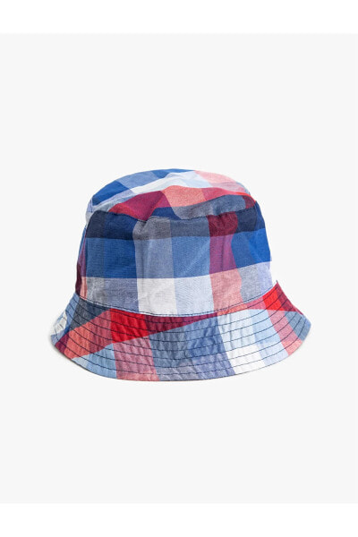 Bucket Şapka Renk Bloklu