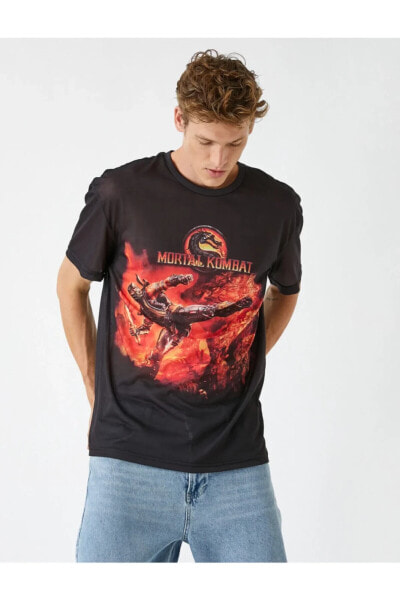 Футболка мужская Koton Mortal Combat Tişört Lisanslı Baskılı
