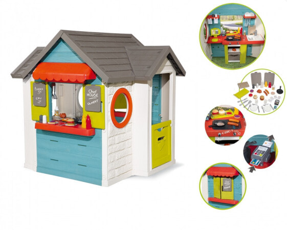 Smoby Chef House - Floorstanding playhouse - Boy/Girl - 2 yr(s) - 1 door(s) - Multicolour