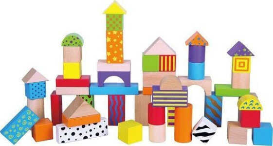 Кубики Viga Colorful Blocks 50 шт. для малышей