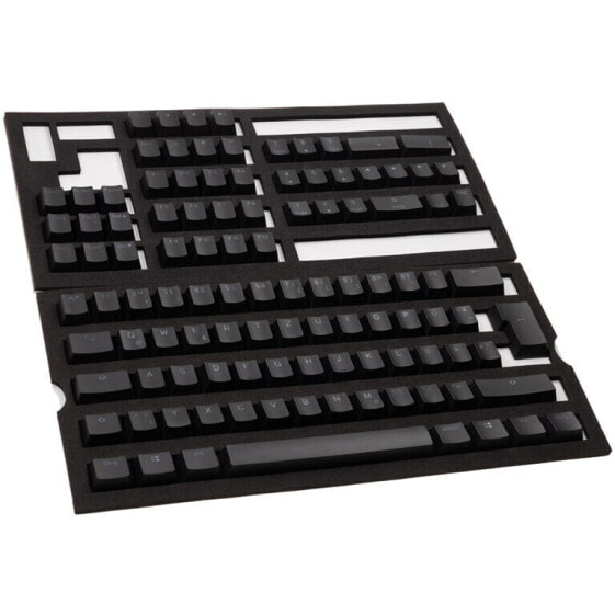 Ducky PBT Double-Shot Keycap Set für Backlight, DE Layout - schwarz