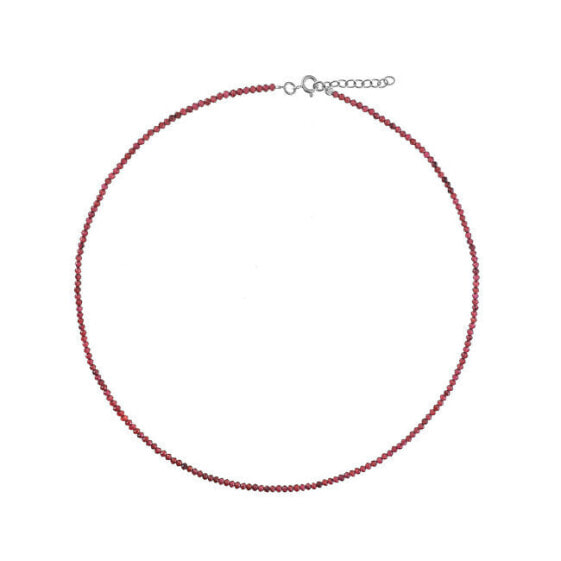 Garnet bead necklace AJKNA007