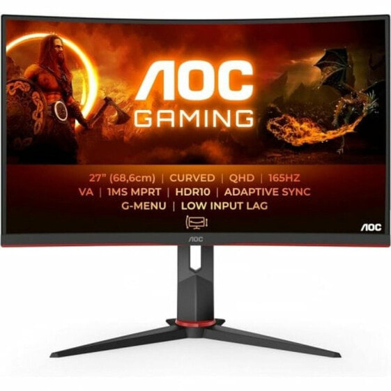 Монитор AOC CQ27G2S/BK 27" HDR10 VA Flicker free 165 Hz