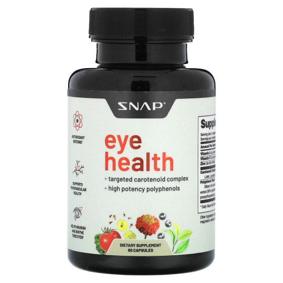 Препарат для глаз Snap Supplements Eye Health, 60 капсул