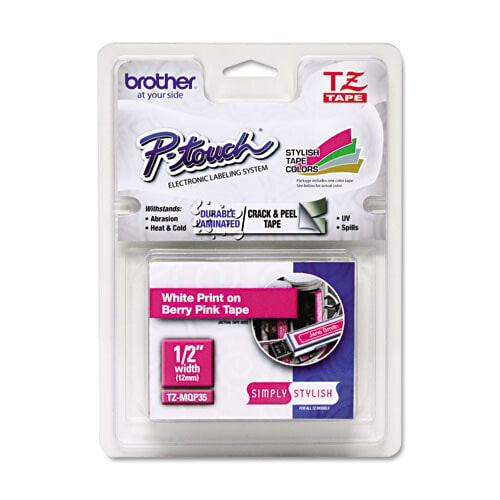 Brother TZEMQP35 - TZ - Pink - Thermal transfer - Paper - 1.2 cm - 5 m